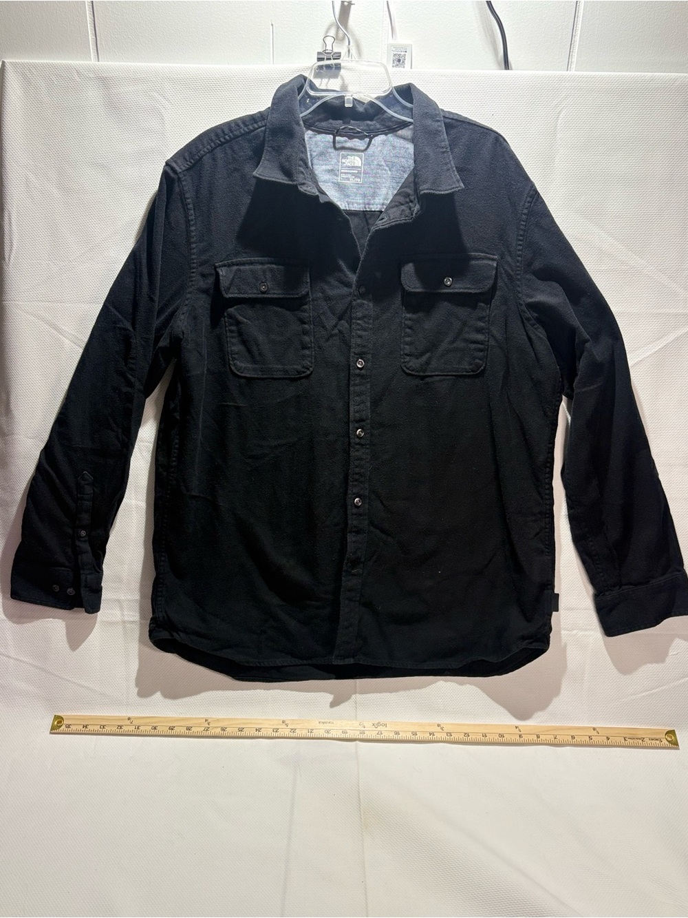 The North Face Black Button-Front Shirt Jacket